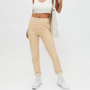 Urban Outfitters corduroy high-waisted mom pants